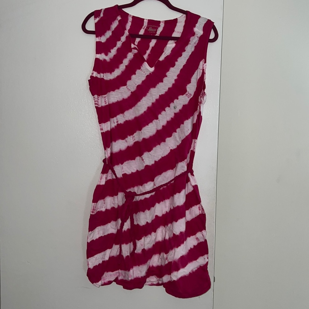NWT G.H Bass & Co. Tie-Dye Cotton Dress